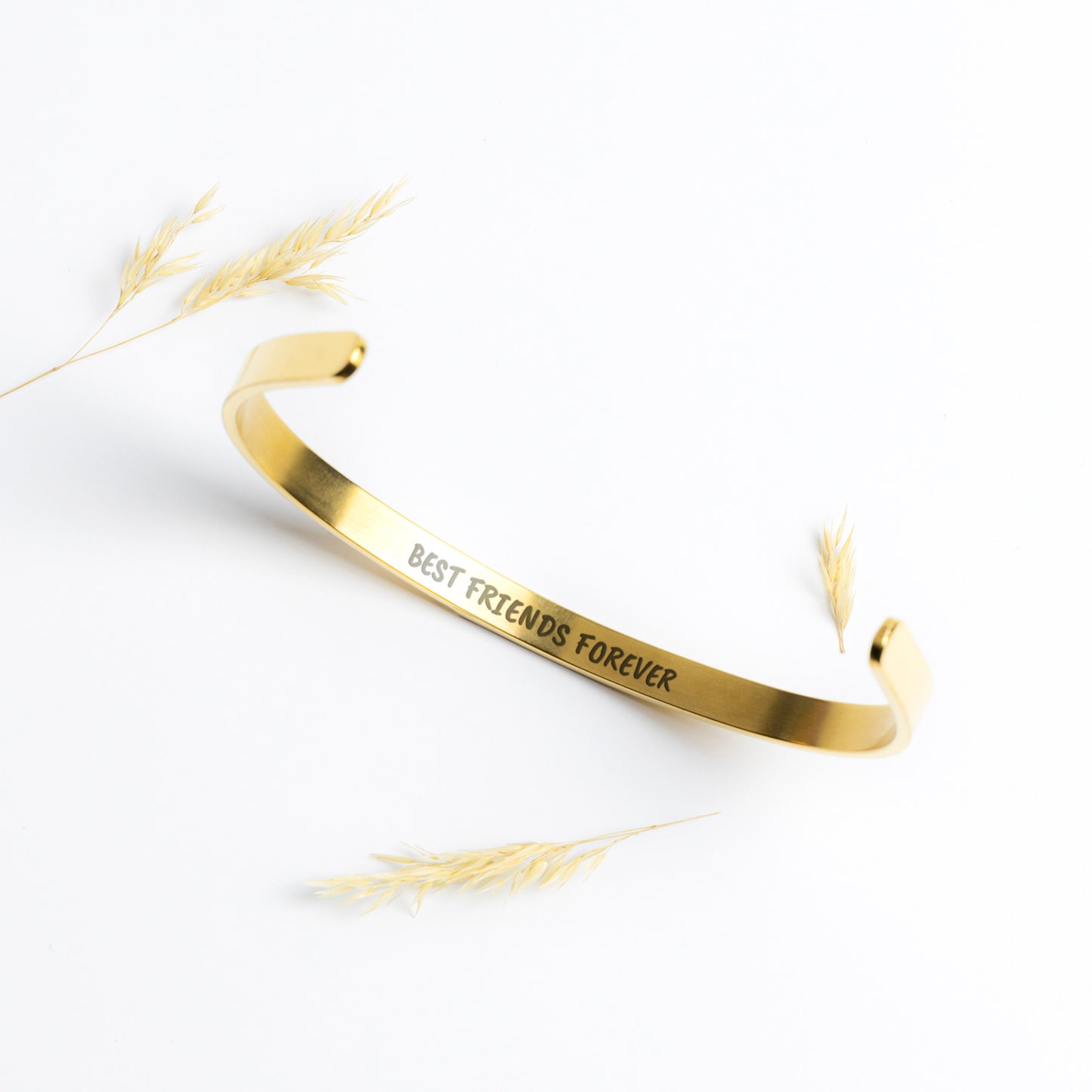 Best Friends Forever Cuff Bracelet - Inside Message