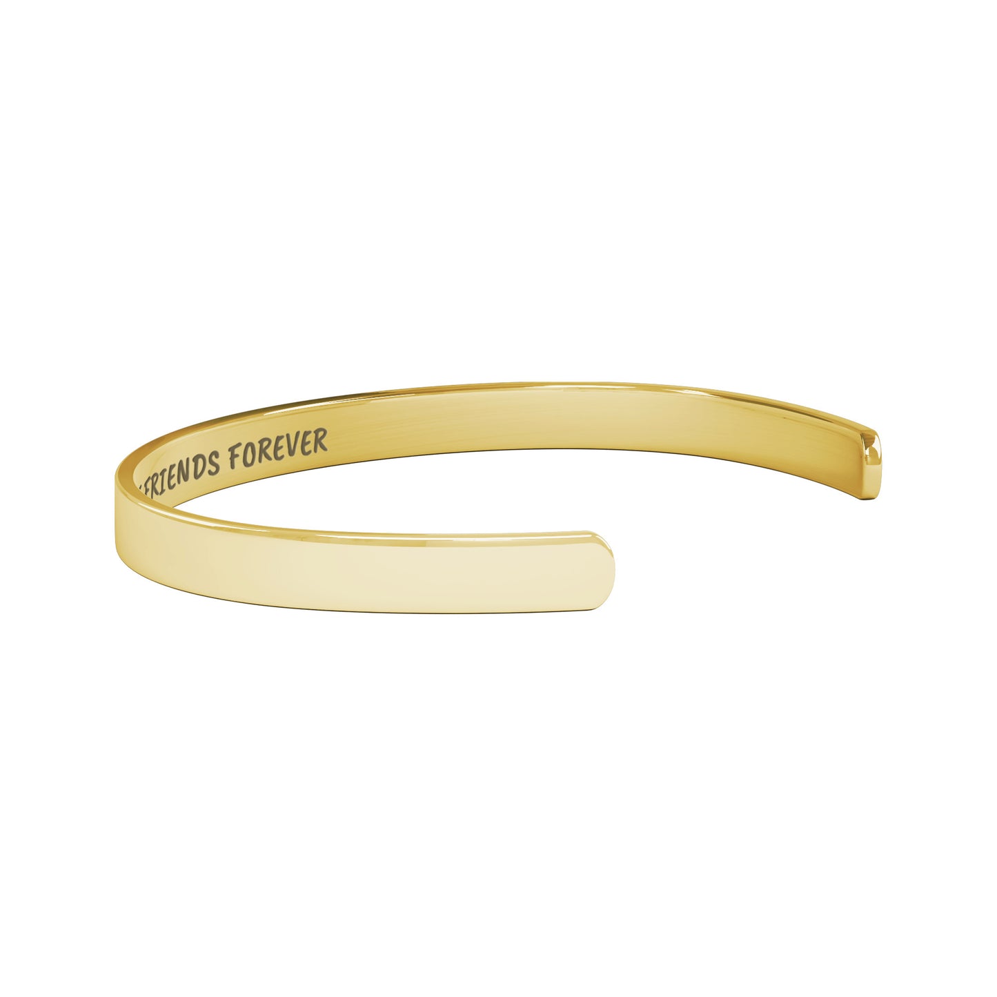 Best Friends Forever Cuff Bracelet - Inside Message