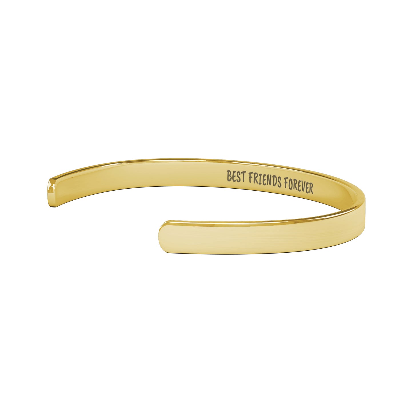 Best Friends Forever Cuff Bracelet - Inside Message