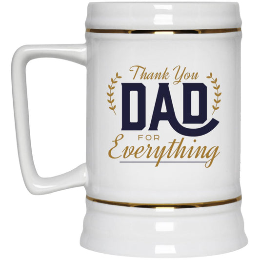 Gift For Dad | Thank You Dad Beer Stein 22oz.