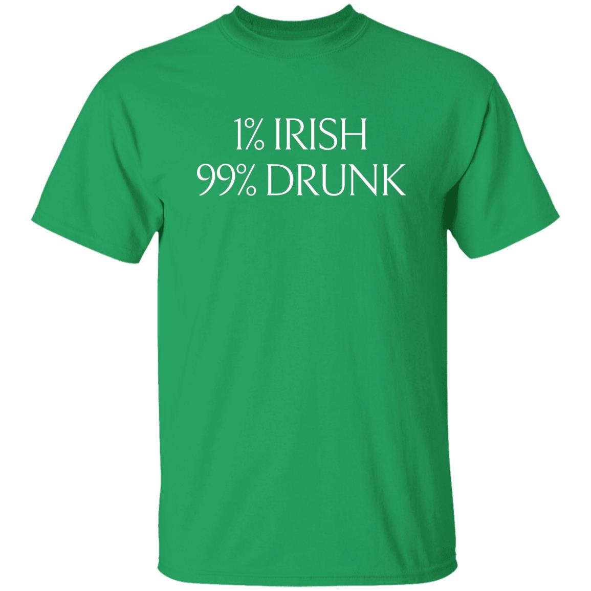 1% Irish 99% Drunk Shirt