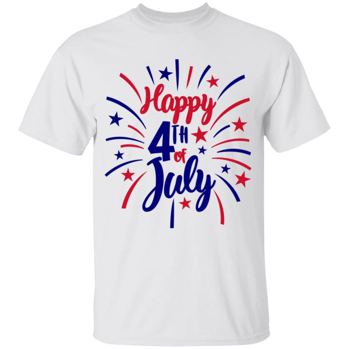 Happy 4th of July Fireworks Family/Group T-Shirts