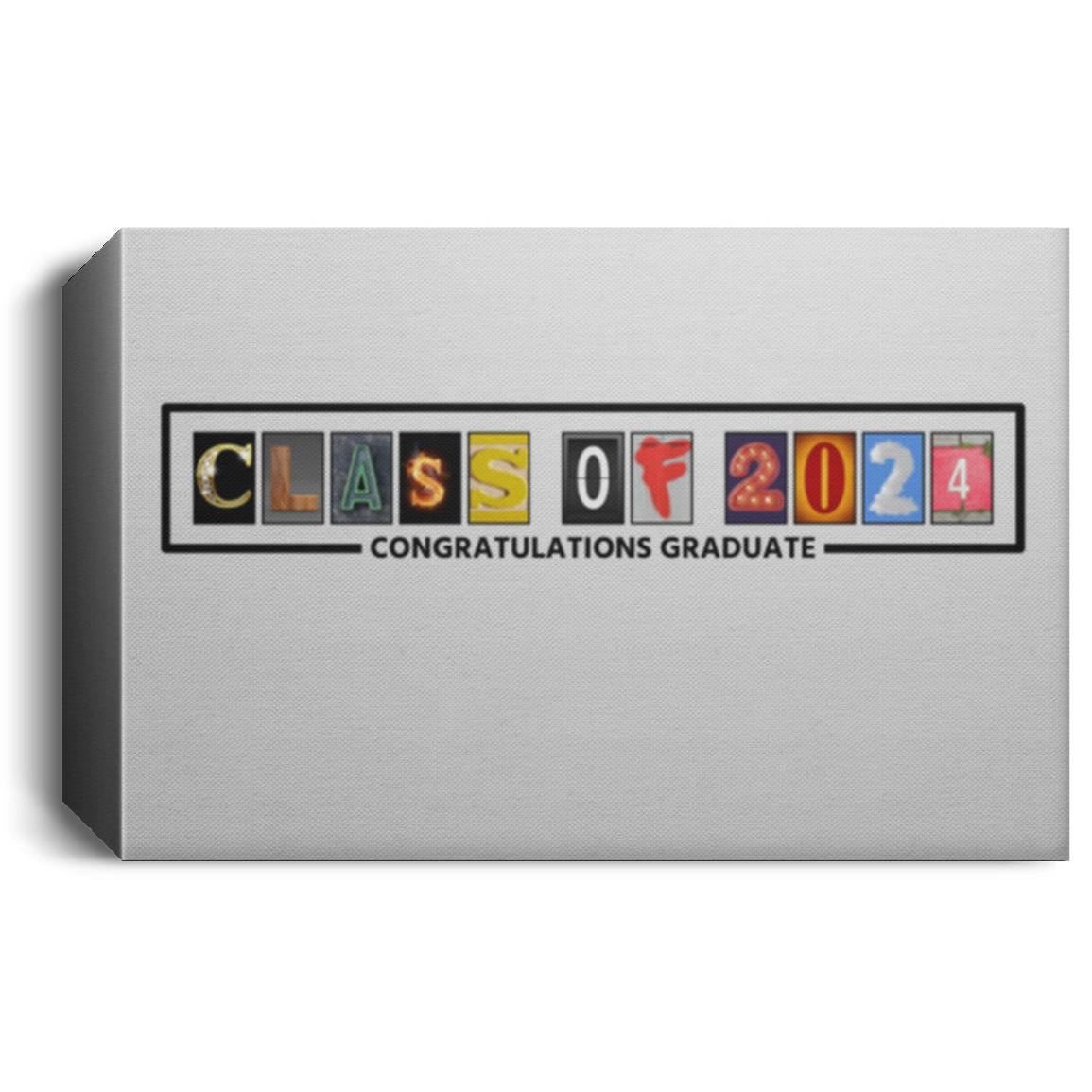 Class of 2024 Signature Sign Deluxe Landscape Canvas 1.5in Frame