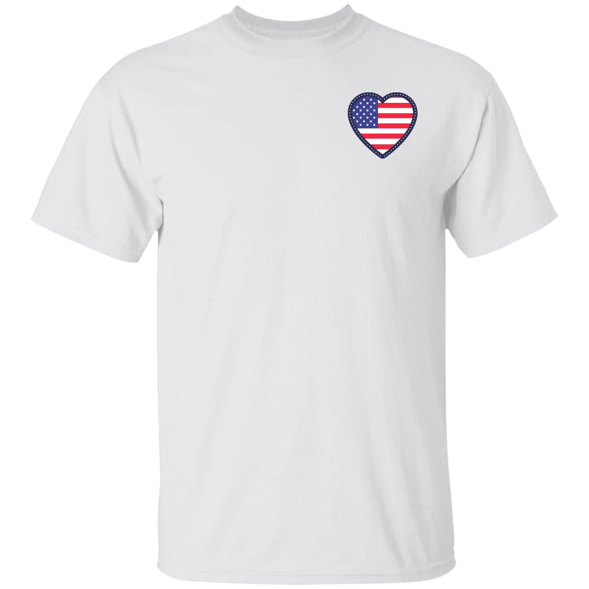 American Flag Heart T-Shirt