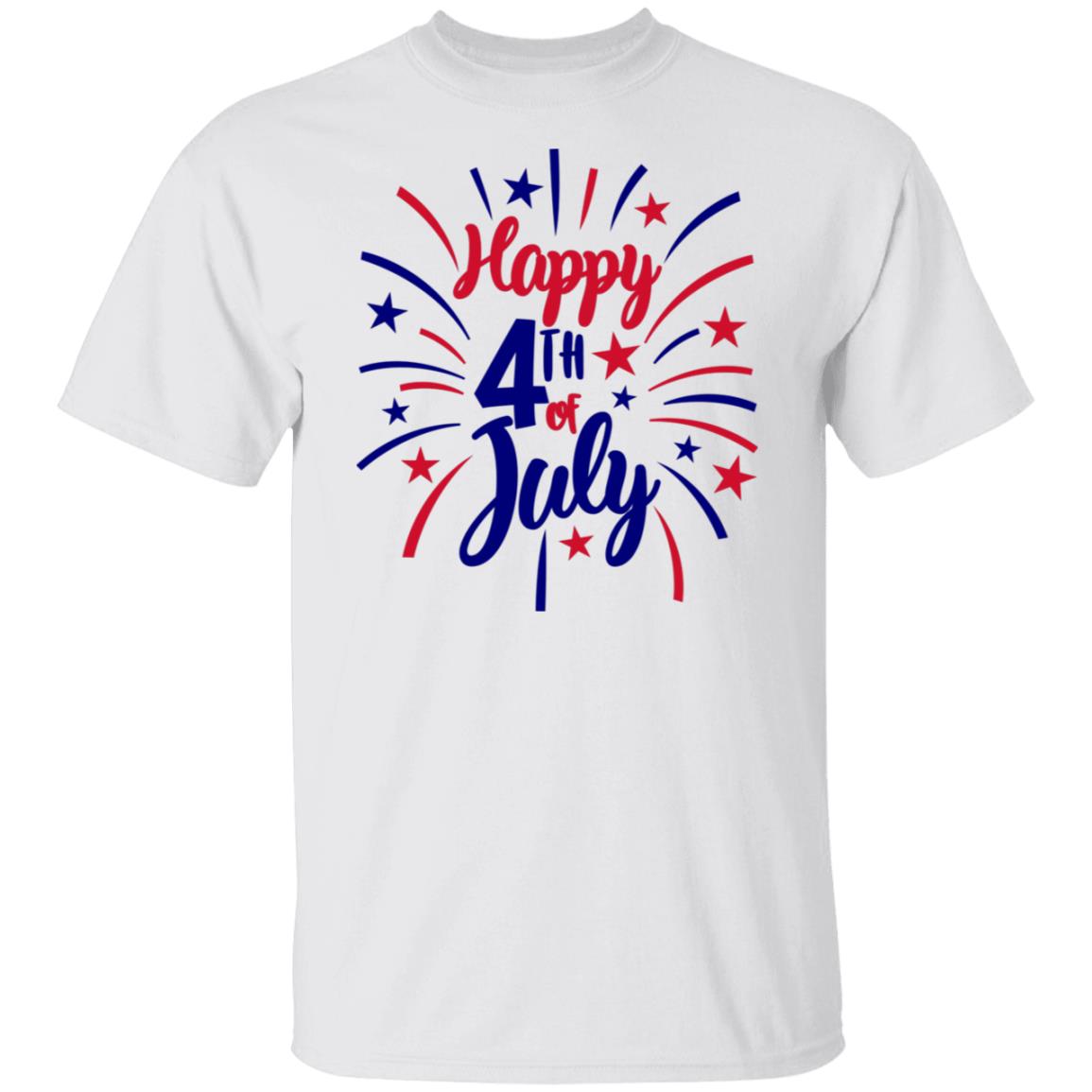 Happy 4th of July Fireworks Family/Group T-Shirts