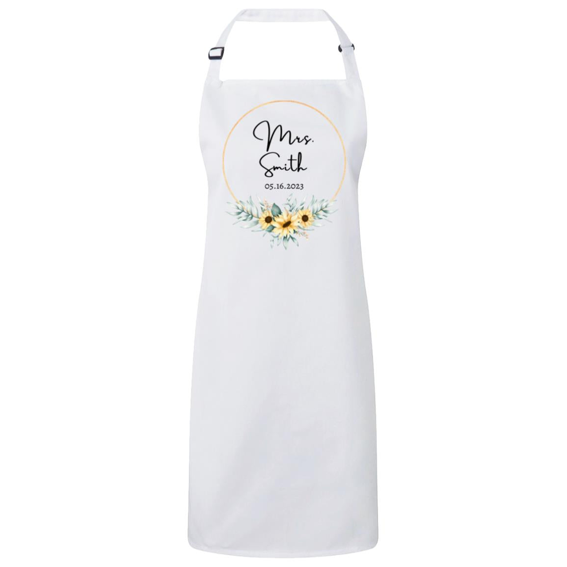 Gift For Bride | Mrs. Sunflower Personalized Apron