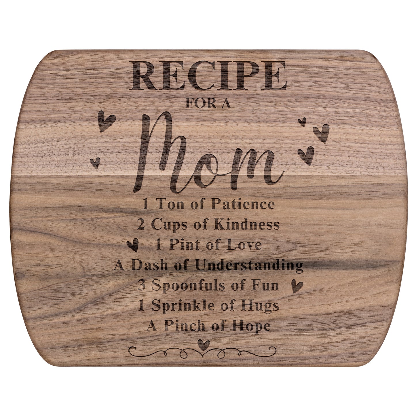 Gift For Mom | Mom Recipe Kitchen Cutting Board