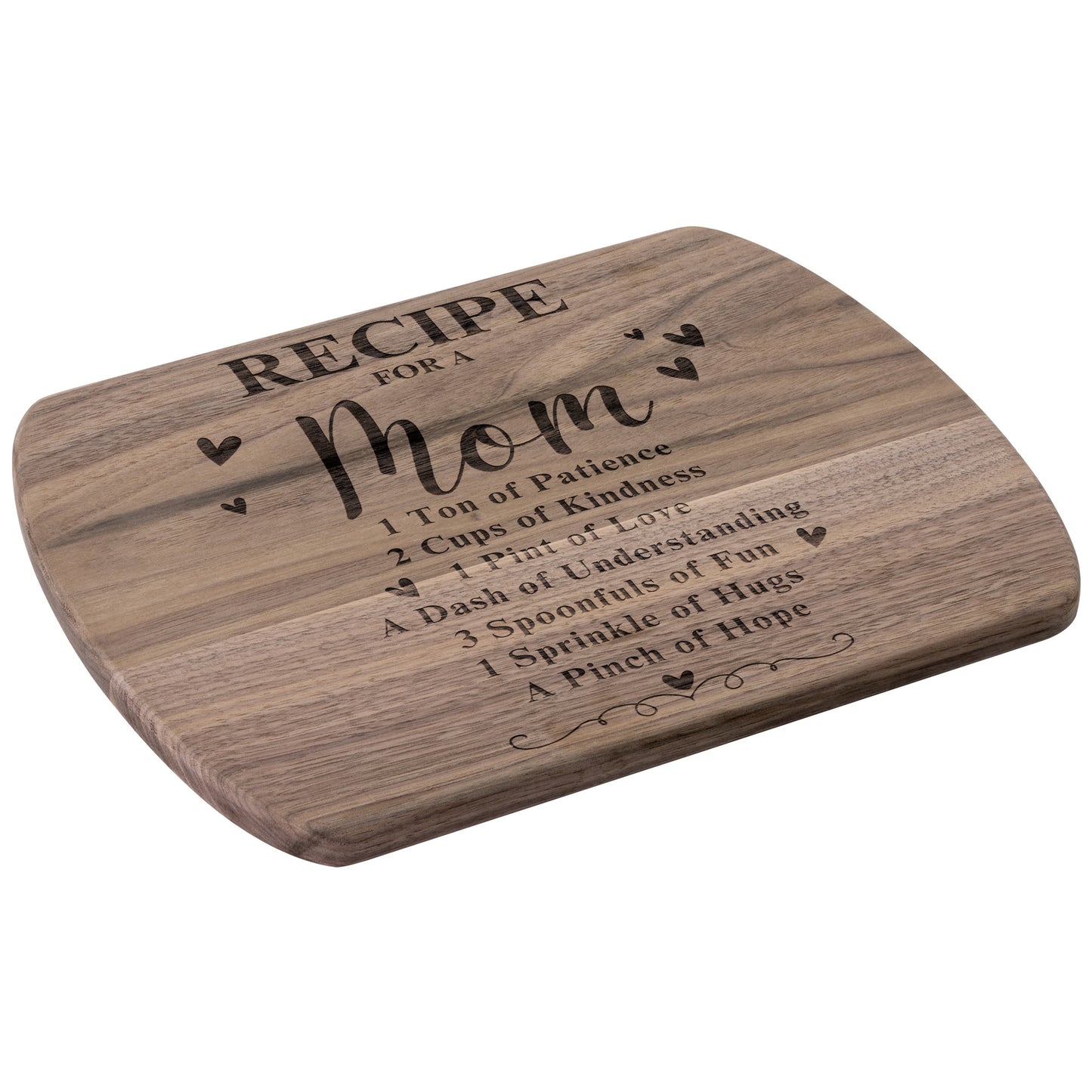 Gift For Mom | Mom Recipe Kitchen Cutting Board