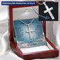 Gift For Great-Grandson | Stainless Steel Cross Necklace From Grandpa