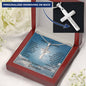 Gift For Great-Grandson | Stainless Steel Cross Necklace From Grandpa