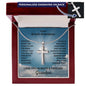 Gift For Great-Grandson | Stainless Steel Cross Necklace From Grandpa