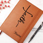 Gift For Her | Personalized Faith Vegan Leather Journal