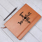 Gift For Her | Love Faith Hope Jesus Vegan Leather Journal