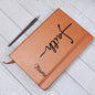 Gift For Her | Personalized Faith Vegan Leather Journal