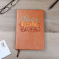 Gift For Her | Thankful Grateful Blessed Vegan Leather Journal