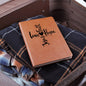 Gift For Her | Love Faith Hope Jesus Vegan Leather Journal