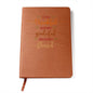 Gift For Her | Thankful Grateful Blessed Vegan Leather Journal