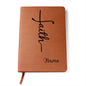 Gift For Her | Personalized Faith Vegan Leather Journal