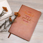 Gift For Her | Thankful Grateful Blessed Vegan Leather Journal