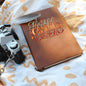 Gift For Her | Thankful Grateful Blessed Vegan Leather Journal