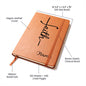 Gift For Her | Personalized Faith Vegan Leather Journal