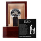 Gift For Dad | Little Girl Men's Openwork Watch From Daughter