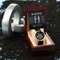 Gift For Bonus Dad | Men's Openwork Watch - Gift Of Life From Bonus Son