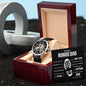 Gift For Bonus Dad | Men's Openwork Watch - My Life Better