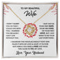 Gift For Wife | Love Knot Necklace - I Can't Live Without You From Husband