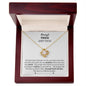 Gift For Best Friend | Through Thick And Thin Love Knot Necklace