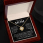 Gift For Mom | Amazing Mom Love Knot Necklace From Son