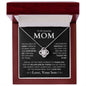 Gift For Mom | Amazing Mom Love Knot Necklace From Son
