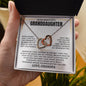 Gift For Granddaughter | Interlocking Heart Necklace - Journey From Grandpa