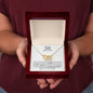 Gift For Best Friend | Through Thick And Thin Interlocking Hearts Necklace