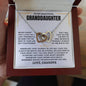 Gift For Granddaughter | Interlocking Heart Necklace - Journey From Grandpa