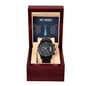 Gift For Dad | My Hero Black Chronograph Watch