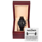 Gift For Swolemate | Black Chronograph Watch