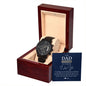 Gift For Dad | Proud Black Chronograph Watch