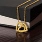 Gift For Her | Interlocking Heart Necklace