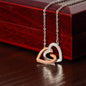 Gift For Her | Interlocking Heart Necklace