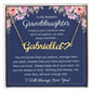 Gift For Granddaughter | Custom Name Necklace With Heart - In My Heart