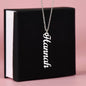 Gift For Her | Personalized Vertical Name Necklace