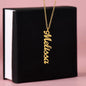 Gift For Her | Personalized Vertical Name Necklace