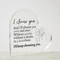 Gift For Soulmate | I Choose You Heart Acrylic Plaque