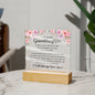 Gift For Granddaughter |
Braver, Stronger, Smarter Granddaughter Square Acrylic Plaque From Grandparents