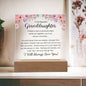 Gift For Granddaughter |
Braver, Stronger, Smarter Granddaughter Square Acrylic Plaque From Grandparents