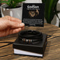 Gift For Godson | Men's "Love You Forever" Bracelet - Stand Tall