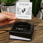 Gift For Dad To Be | Men's "Love You Forever" Bracelet - Your Little Bump