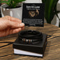 Gift For Son-In-Law | Men's "Love You Forever" Bracelet - Stand Tall