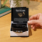 Gift For Son-In-Law | Men's "Love You Forever" Bracelet - Stand Tall